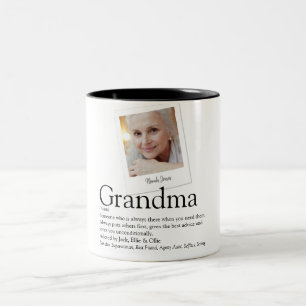 Tasse 2 Couleurs Granny Grandma Grandmother Definition Photo