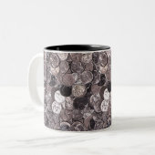 Tasse 2 Couleurs Graphique Pièces de nickel (Devant gauche)