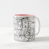 Tasse 2 Couleurs Graphique TAC de Phoenix (Devant droit)