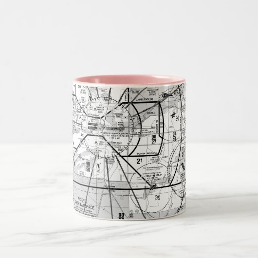 Tasse 2 Couleurs Graphique TAC de Phoenix (Centre)