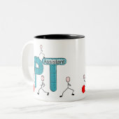 Tasse 2 Couleurs Graphiques uniques de cadeaux auxiliaires de (Devant gauche)