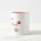 Tasse 2 Couleurs GraphiquesDeNourritureRapide (Centre)