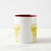 Tasse 2 Couleurs Graphisme Couronne Royale (Centre)