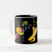 Tasse 2 Couleurs Gras et Fruité (Banane) (Devant gauche)