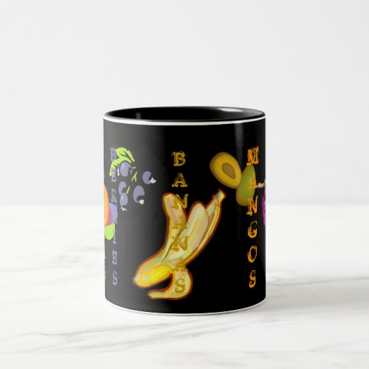 Tasse 2 Couleurs Gras et Fruité (Banane) (Centre)