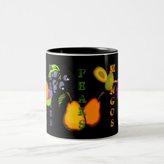 Tasse 2 Couleurs Gras n Fruité (poire) (Centre)