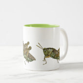 Tasse 2 Couleurs Grasshopper vert (Devant droit)