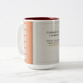 Tasse 2 Couleurs Gratitude Remains: Cozy Up with This Affirmation (Devant gauche)