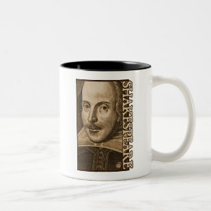 Tasse 2 Couleurs Gravures de Shakespeare Droeshout