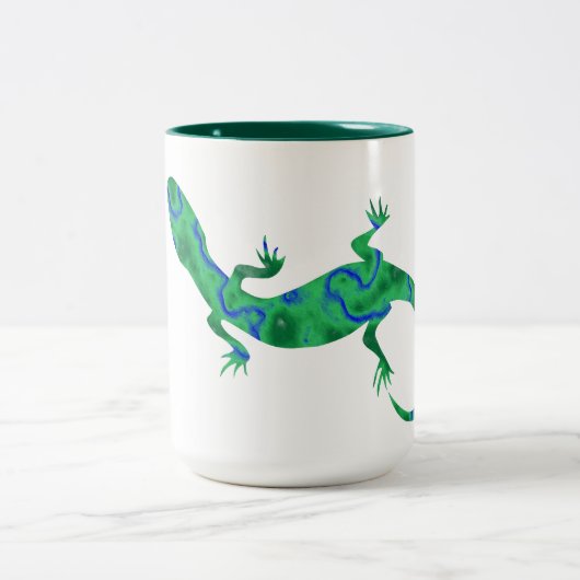 Tasse 2 Couleurs Green Gecko (Centre)