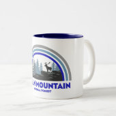 Tasse 2 Couleurs Green Mountain National Forest Rainbow Deer (Devant droit)
