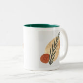 Tasse 2 Couleurs Green Stalk Boho (Devant droit)