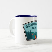 Tasse 2 Couleurs Greene River Trail Pennsylvanie (Devant gauche)