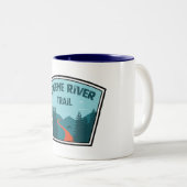 Tasse 2 Couleurs Greene River Trail Pennsylvanie (Devant droit)