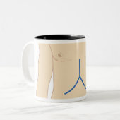 Tasse 2 Couleurs Greffe de foie (Devant gauche)