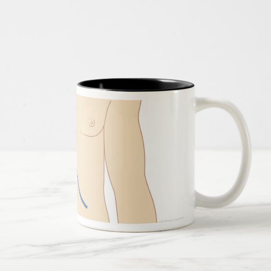 Tasse 2 Couleurs Greffe de foie (Droit)