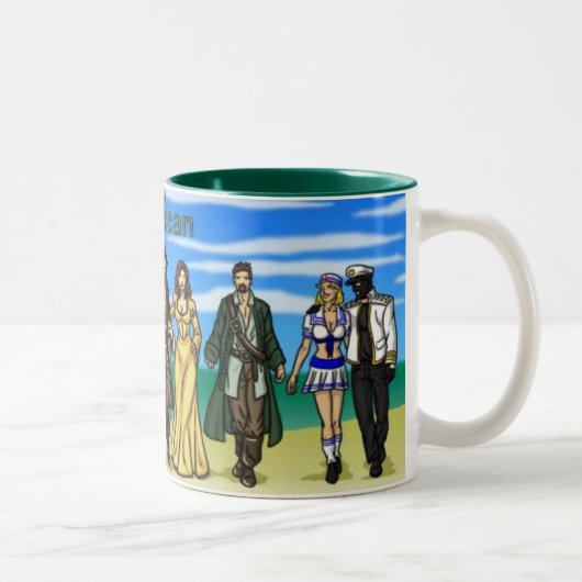 Tasse 2 Couleurs Greg de gregscomic.com des Caraïbes (Droit)