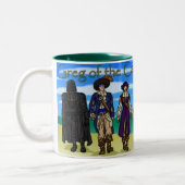 Tasse 2 Couleurs Greg de gregscomic.com des Caraïbes (Gauche)