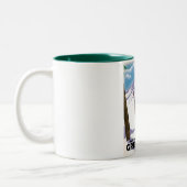 Tasse 2 Couleurs Greitspitz Suisse & Autriche Affiche de ski (Gauche)