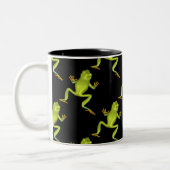 Tasse 2 Couleurs Grenouille à arbre vert (Gauche)