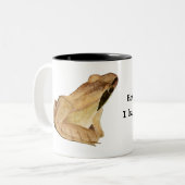Tasse 2 Couleurs Grenouille à bois (Devant gauche)
