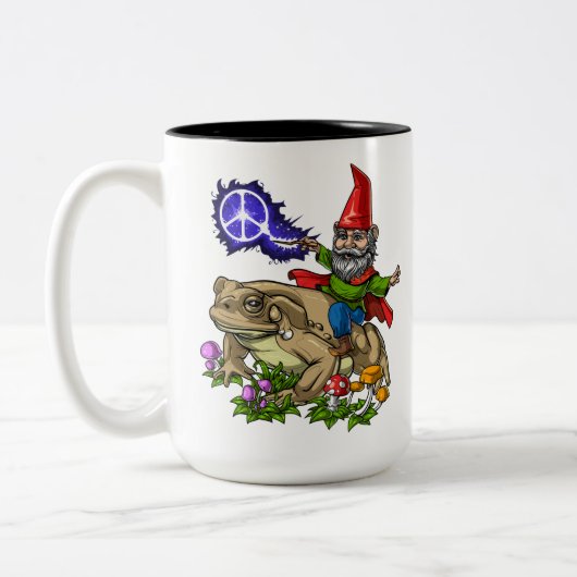 Tasse 2 Couleurs Grenouille à cheval (Gauche)