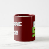 Tasse 2 Couleurs Grenouille carrée (Centre)