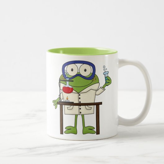 Tasse 2 Couleurs Grenouille dans le laboratoire de la Science (Droit)