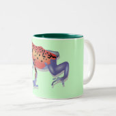 Tasse 2 Couleurs Grenouille de dard de poison (Devant droit)