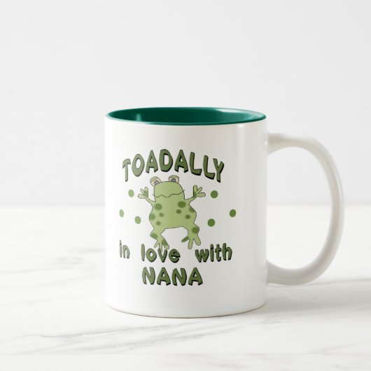 Tasse 2 Couleurs Grenouille de Nana d'amour de TOADALLY (Droit)