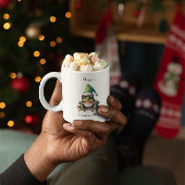 Tasse 2 Couleurs Grenouille de Noël, coutume