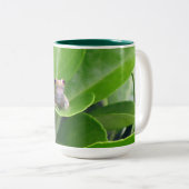 Tasse 2 Couleurs Grenouille des arbres (Devant droit)
