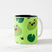 Tasse 2 Couleurs Grenouille drôle (Devant droit)
