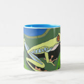 Tasse 2 Couleurs Grenouille Escalade (Centre)