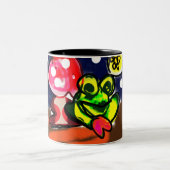 Tasse 2 Couleurs Grenouille et champignon (Centre)