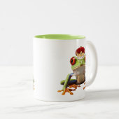 Tasse 2 Couleurs Grenouille et couronne (Devant droit)