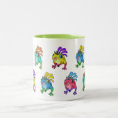 Tasse 2 Couleurs Grenouille multicolore (Centre)