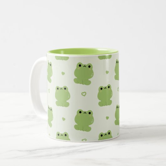Tasse 2 Couleurs Grenouille mûre (Devant gauche)