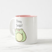 Tasse 2 Couleurs Grenouille verte (Devant gauche)