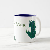 Tasse 2 Couleurs Grenouille verte (Devant droit)