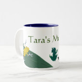 Tasse 2 Couleurs Grenouille verte (Devant gauche)