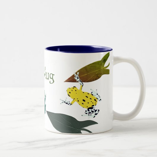 Tasse 2 Couleurs Grenouille verte (Droit)