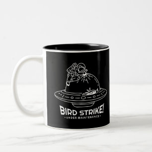 Tasse 2 Couleurs Grève D'Oiseaux Ufo