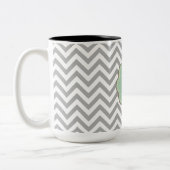 Tasse 2 Couleurs Grey Chevron (Gauche)