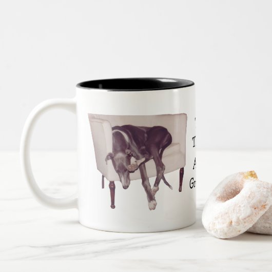 Tasse 2 Couleurs Greyhound C'Est La Vie Mignonne (Avec donut)