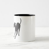 Tasse 2 Couleurs Greyhounds italien IG jouant (Centre)