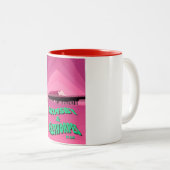 Tasse 2 Couleurs Grimsby & Cleethorpes pier travel (Devant droit)