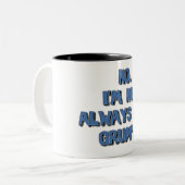 Tasse 2 Couleurs grincheux (Devant gauche)