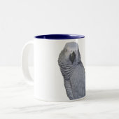 Tasse 2 Couleurs Gris africain 11oz du Congo (Devant gauche)