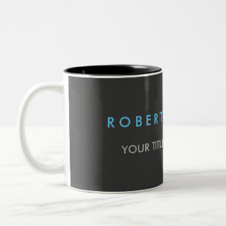 Tasse 2 Couleurs Gris Bleu Noir tendance